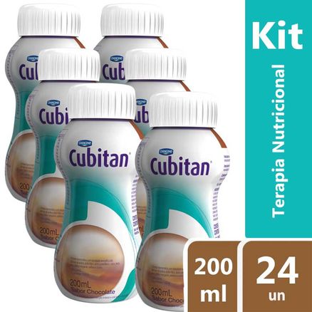 Kit Cubitan Chocolate 24 Unidades de 200ml Vencimento 06/2019