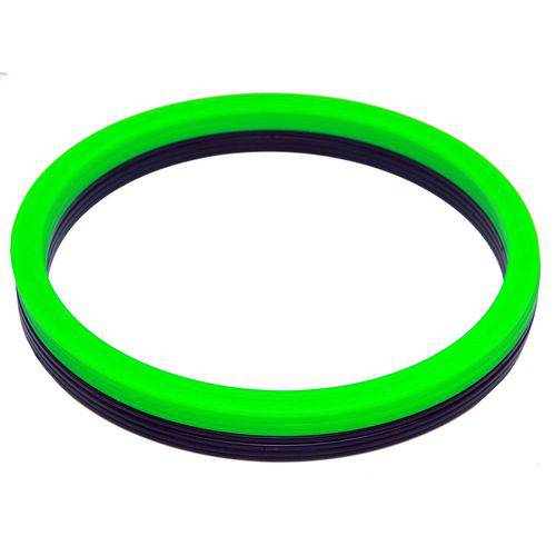 Kit de Argolas para Atividades de Agilidade 8 Peças Preto X Verde - Rope Store