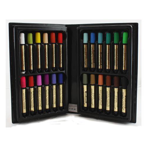 Kit de Canetas Magic Color Profissional com 24 Cores Sortidas - Cód. 406-0