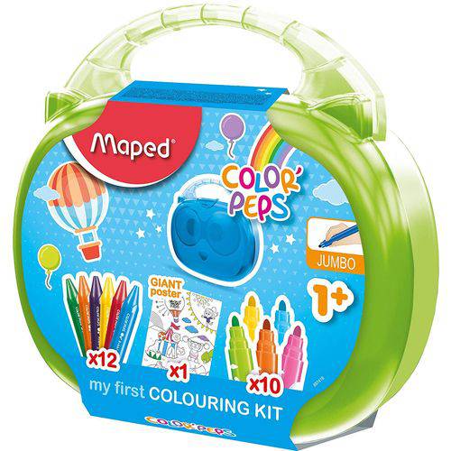 Kit de Coloração Primeira Infância Color’ Peps Verde Maped