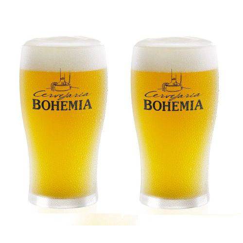 Kit de 2 Copos Taça Cerveja Bohemia 340 Ml