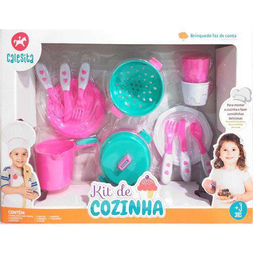 Kit de Cozinha Infantil 13 Peças Calesita 335