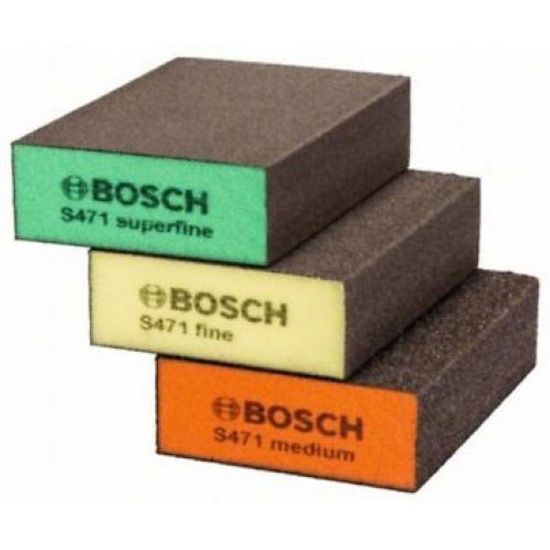Kit de Esponjas Abrasivas Lixas Flats&Edges com 3 Peças 2608621253 Bosch