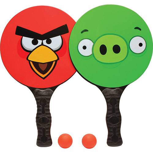 Kit de Frescobol Angry Birds - DTC