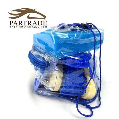 Kit de Higiene e Limpeza para Cavalos Importado Partrade Multicolor Azul