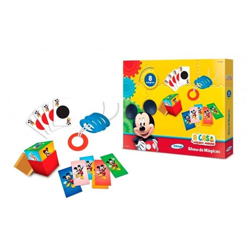 Kit de Mágica Infantil - Show de Mágicas a Casa do Mickey Mouse - Xalingo