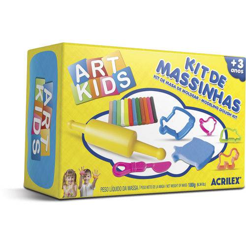 Kit de Massinha Art Kids 180gr