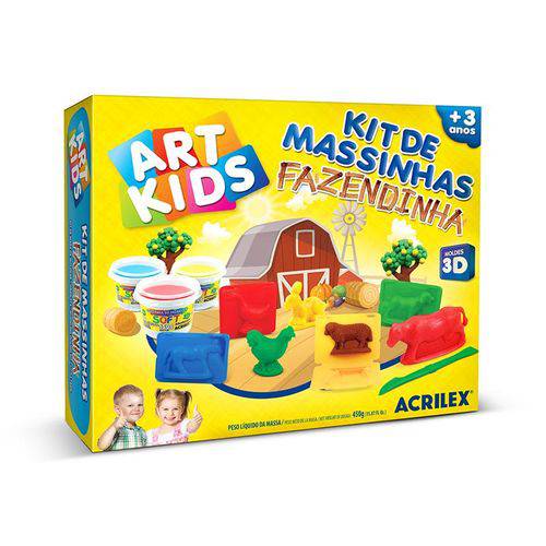 Kit de Massinha Fazendinha Art Kids