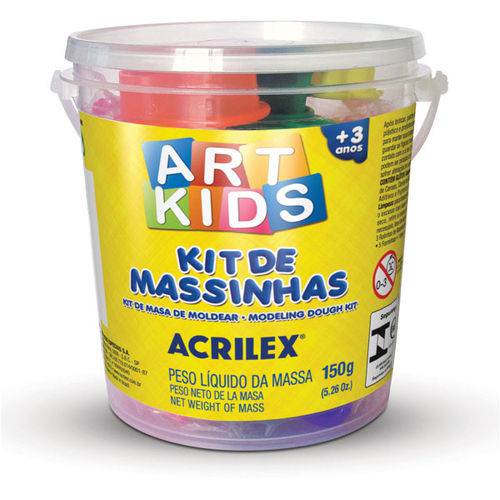 Kit de Massinhas Art Kids 1 com Acessórios Acrilex