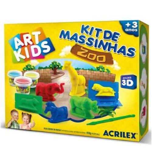 Kit de Massinhas Zoo Art Kids Acrilex