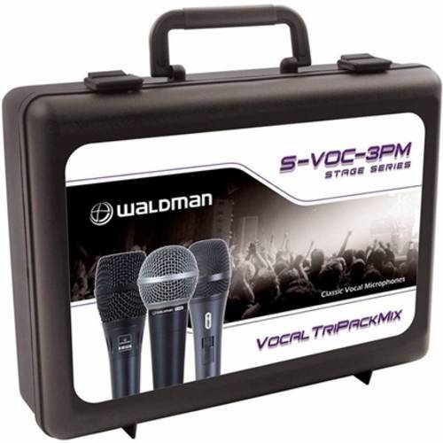 Kit de Microfones Pack Stage S-3pm Waldman