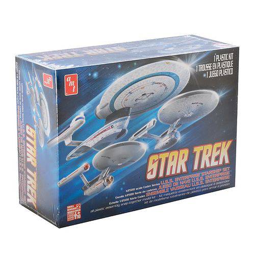 Kit de Montar AMT 1:25 Star Trek Enterprise 3 em 1 Ncc1