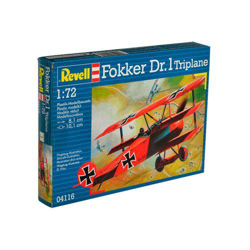 Kit de Montar Revell 1:72 Fokker Dr. 1 Triplane Von Richthofen