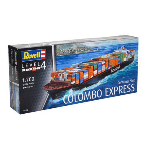 Kit de Montar Revell 1:700 Navio de Transporte de Container Colombo Express