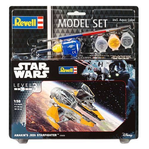 Kit de Montar Revell Model Set 1:58 Star Wars Anakin's Jedi Starfighter
