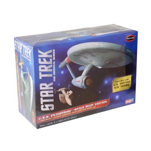 Kit de Montar Snap It 1:1000 Star Trek U.S.S. Enterprise Space Seed Edition Polar Lights