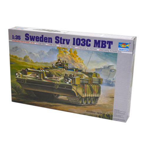 Kit de Montar Trumpeter 1:35 Tanque Swedish Strv 103C Mbt