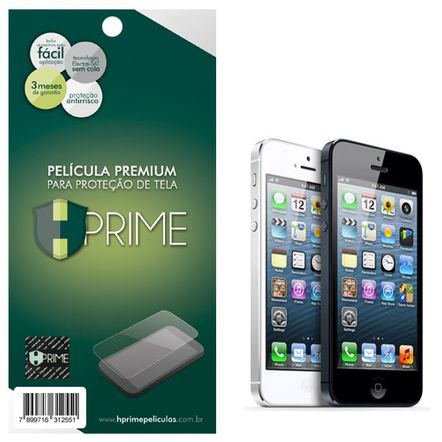 Kit de Películas Hprime Invisíveis Frente e Verso para Apple Iphone 5/5s
