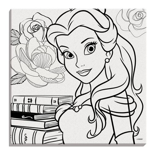 Kit de Pintura Disney - Princesa Bela - DTC