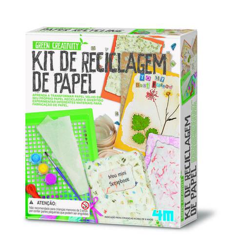 Kit de Reciclagem de Papel - 4m - Brinquedo Educativo