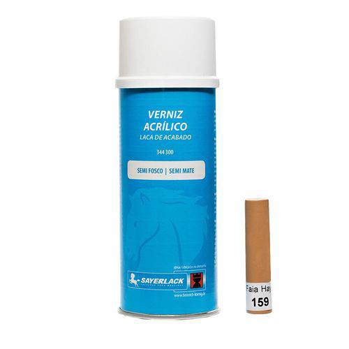 Kit de Reparo Spray Verniz Acrílico Semi Fosco com Bastão de Cera Sayerlack
