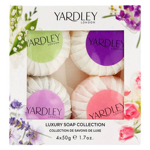 Kit de Sabonetes Mixed Soap Collection Yardley 4x50g