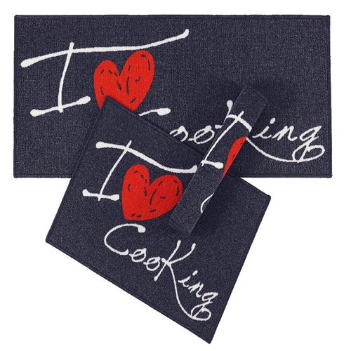 Kit de Tapete para Cozinha 3 Peças - Corttex Love