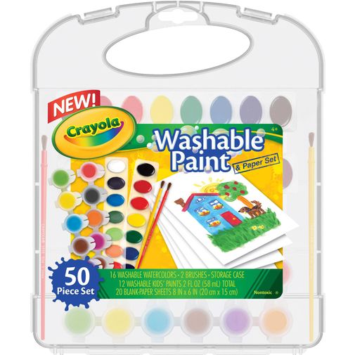 Kit de Tintas Lavável Washable Paint - Crayola