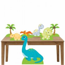 Kit Decoração de Festa Totem e Display 6pçs - Dinossauros
