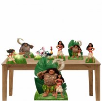 Kit Decoração de Festa Totem e Display 7pçs - Moana