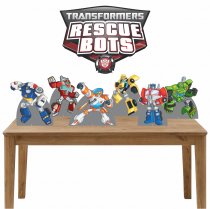 Kit Decoração de Festa Totem e Display 7pçs - Transformers