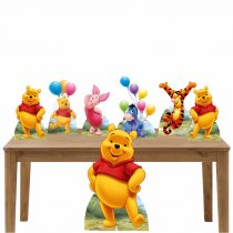 Kit Decoração de Festa Totem e Display 7pçs - Ursinho Pooh