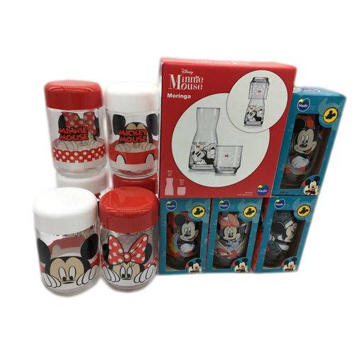 Kit Decorado Mickey e Minie Nadir 11 Peças