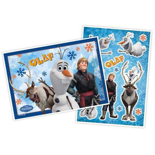 Kit Decorativo Olaf Frozen - Painel e Enfeites