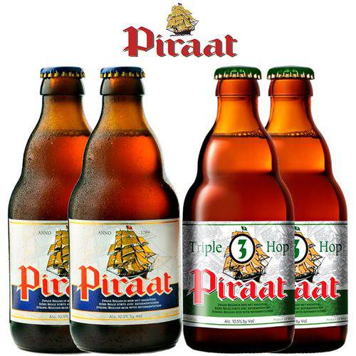 Kit Degustação Piraat com 4 Cervejas