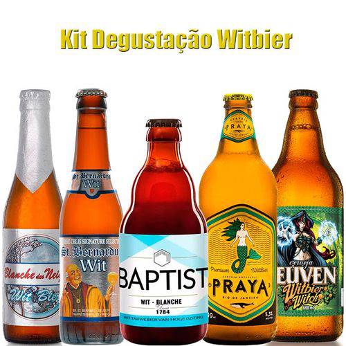 Kit Degustação Witbier com 5 Cervejas