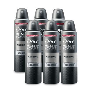 Kit Desodorante Antitranspirante Aerossol Dove Men Antibacteriano 150ml Leve 6 Pague 4