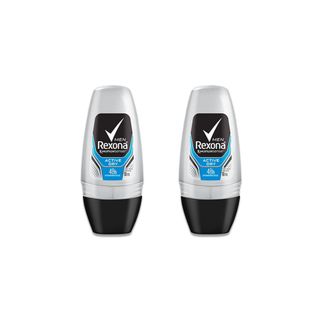 Kit Desodorante Antitranspirante Rollon Rexona Active 50ml 50% na 2 Unidade