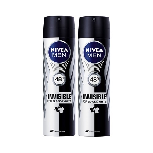 Kit Desodorante Nivea Aerosol C/50% Desc.na 2ª Un.Masculino Black & White