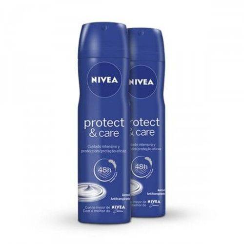 Kit Desodorante Nivea Aerosol Protect Care