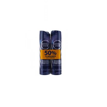 Desodorante Aerosol Nivea Protect & Care Original 150ml 50%Desconto no Segundo Embalagem com 2 Unidades
