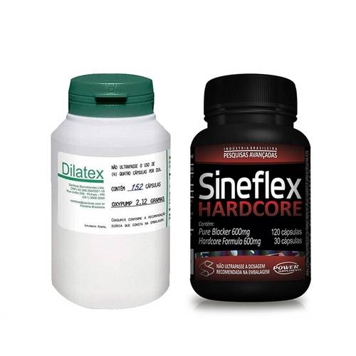 Kit Dilatex + Termogenico Sineflex Hardcore - Power Supplements