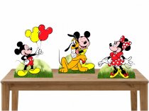 Kit 3 Displays de Mesa - Turma do Mickey