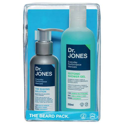 Kit Dr. Jones The Beard Pack (2 Produtos)
