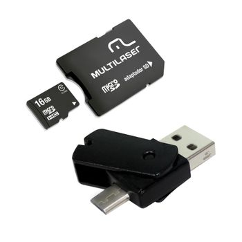 Kit Dual Drive OTG 16 GB Multilaser - MC131 MC131