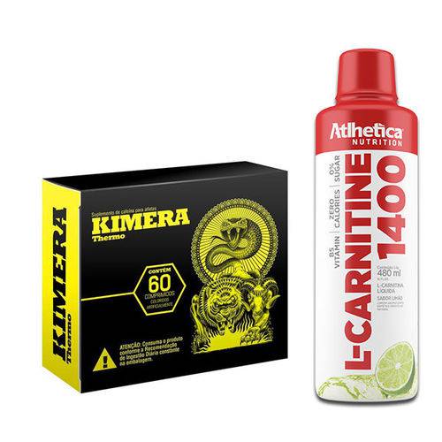 Kit Emagrecimento Rápido Kimera 60 Tabletes - Lcarnitina 2g