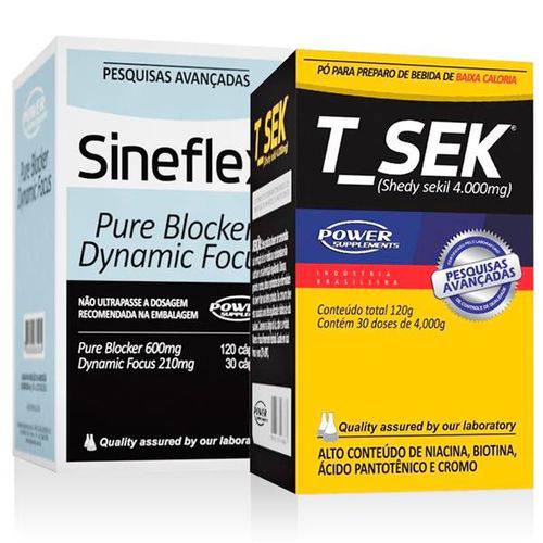 Kit Emagrecimento Sineflex + T-sek - Power Supplements