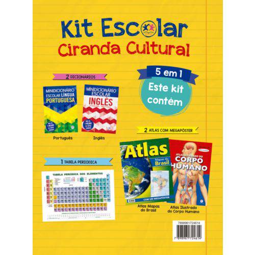 Kit Escolar 1 (amarelo)