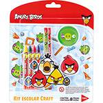 Kit Escolar Craft Angry Birds 8 Peças - Tris