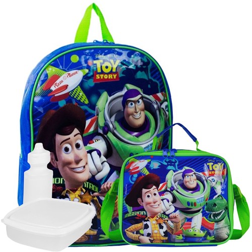 Kit Escolar Toy Story Disney Mochila + Lancheira